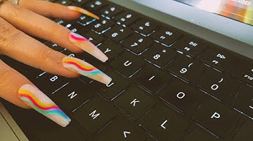 ASMR Keyboard Scratching Macbook Pro