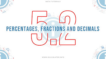 5.2 - Percentages, Fractions and Decimals