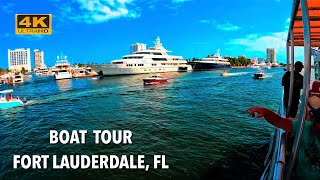 Fort Lauderdale, Florida Boat Tour [4K]