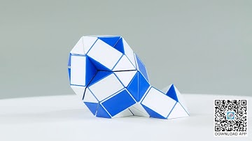Rubik’s Twist 48 or Snake Puzzle 48 Tutorial: 48 missile--3D magic ruler！