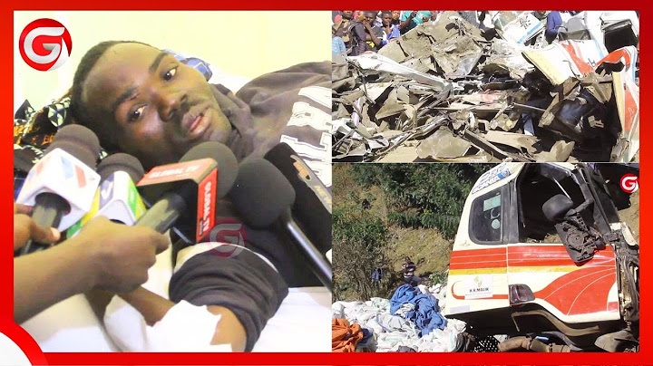 MAJERUHI ALIYEKUWA NDANI ya GARI ILIYOGONGWA na WATU 28 KUFARIKI ASIMULIA - ''NILIPOTEZA FAHAMU''...