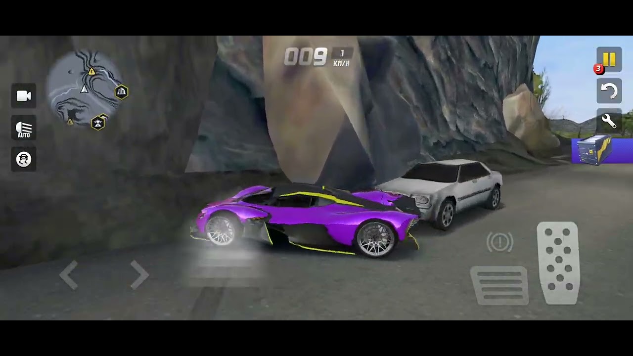 Mega Ramp Monster purple Car Racing 3D - Extreme Car Stunts - Android Gameplay