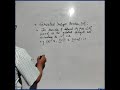 Greatest Integer Function.