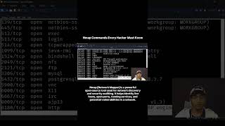nmap commands #tech #coding #cybersecurity #artificialintelligence #india #learn #technology #nmap