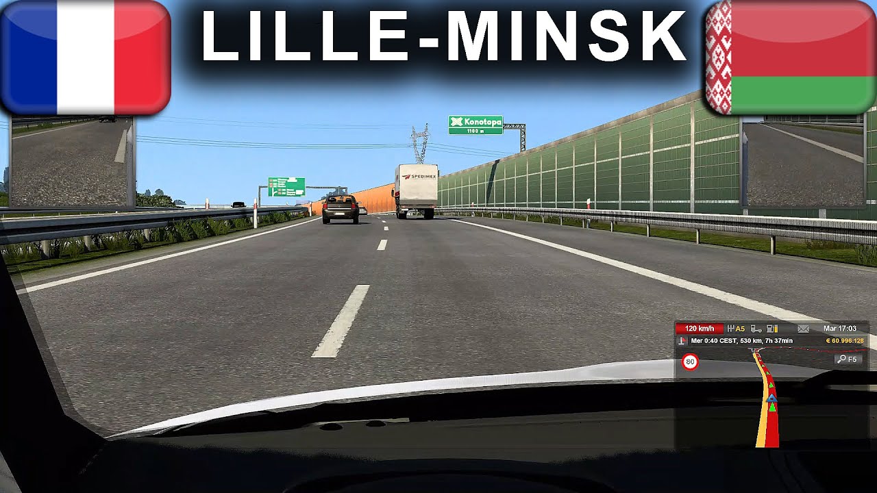 ETS2 | Lille (F) - Minsk (BY) | Timelapse