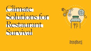 JBF Climate Solutions for Restaurant Survival Campaign Launch