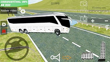 Elite Bus Simulator - White Bus 6x2 - Android Gameplay FHD