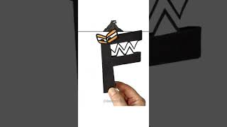 Paper Alphabet Lore F | Eyes #shorts