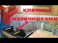 КЛЕТКИ ДЛЯ КРОЛИКОВ С МАТОЧНИКАМИ В САРАЕ ДЛЯ КРОЛЬЧИХ И КРОЛЬЧАТ  разведение кроликов