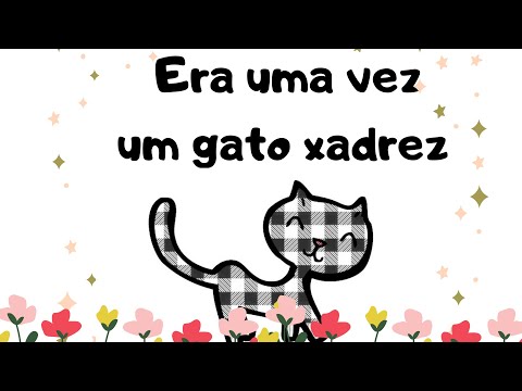 Mágica das cores o 🐈 xadrez  Contação de historia infantil