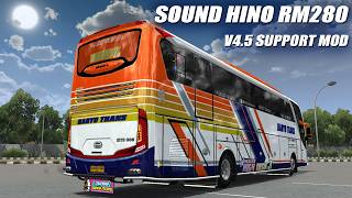 Kodename Sound HINO RM 280 | BUSSID V4.5