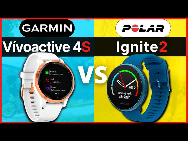 Garmin VIVOACTIVE 4S vs Polar IGNITE 2 (Best Fitness Tracker +