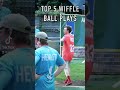 Is Play 1️⃣ Play of The Year? 😱 #dingersornothing #wiffleball #baseball #foryou