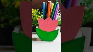 DIY Pen Holder ✨😍 #artandcraft #tulip #diy #shortsviral #youtubeshorts