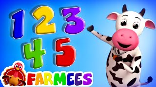 numbers song 1 to 100 count numbers kids learning videos nursery rhymes farmees