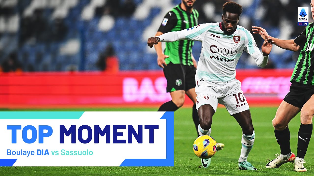 Dia fires one into the back of Consigli’s net | Top Moment | Sassuolo-Salernitana | Serie A 2023/24