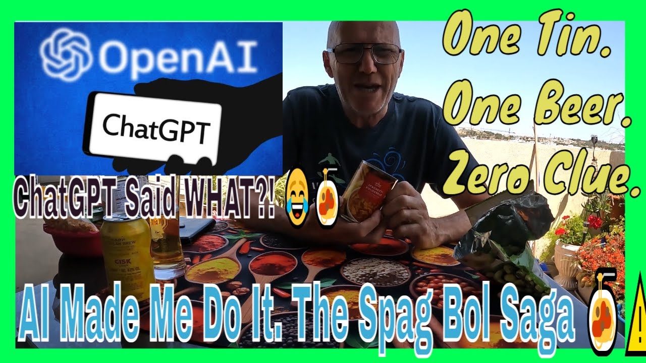 ChatGPT Told Me What to Do With a Tin of Spag Bol… It wasn't rude 😂🍝