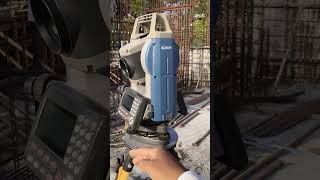 Caption:📐Accurate Measurements, Strong Foundations!🏗️#TotalStation#CivilEngineering#ConstructionSite