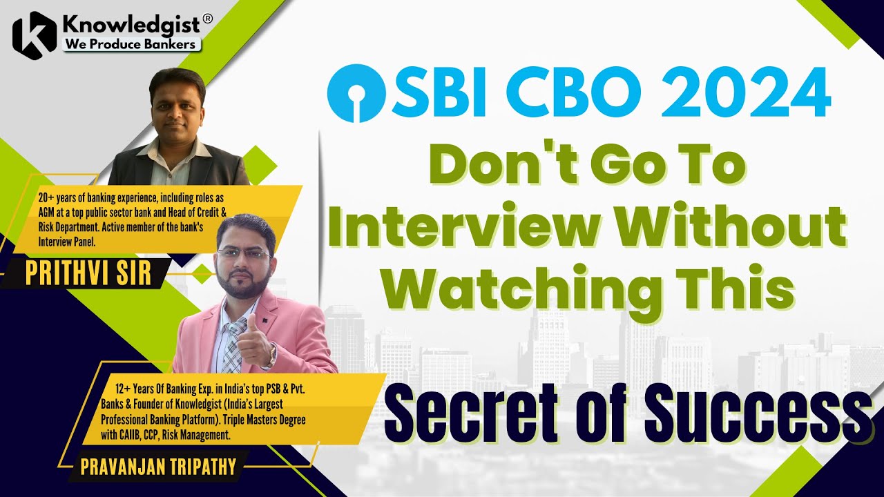 Don't Go To SBI CBO Interview Without Watching This Video | SBI CBO Interview Secrets