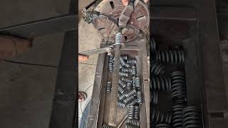 Handmade Spring Hook Making 🔥 | Heavy Duty Steel Spring Craft #shortsvideo