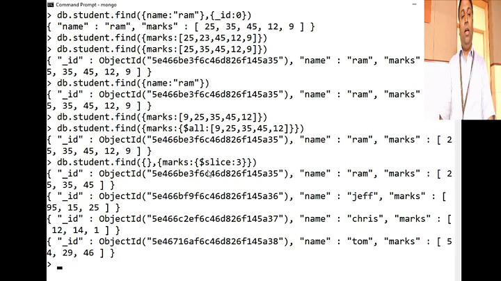 MongoDB Querying Arrays ($all, $slice, $elemMatch, $size with Arrays) #19