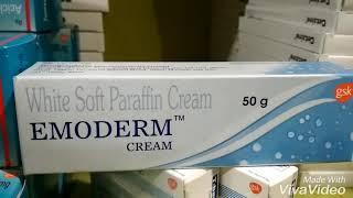 Emoderm crem/white soft paraffin cream work and others details screenshot 2