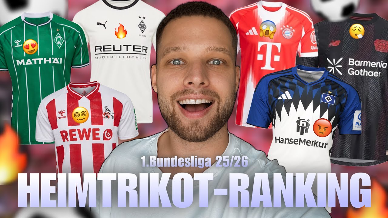 HEIMTRIKOT-RANKING 1.Bundesliga 2025/26!🔥⚽️