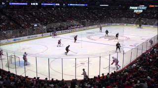 Ryan Getzlaf vs Jonathan Ericsson fight Mar 22 2013 Detroit Red Wings vs Anaheim Ducks NHL Hockey