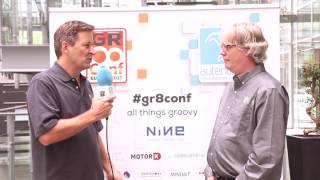 Paul King and Jeff Scott at GR8Conf 2017 on Grails 3