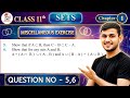 Q5,6 Miscellaneous Exercise Chapter1 Class 11 Math || Class 11 Miscellaneous Exercise Chapter1 Q5