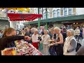 Borough Market | London walking Tour | London Street Food | Central London - June 2022 [4k HDR]