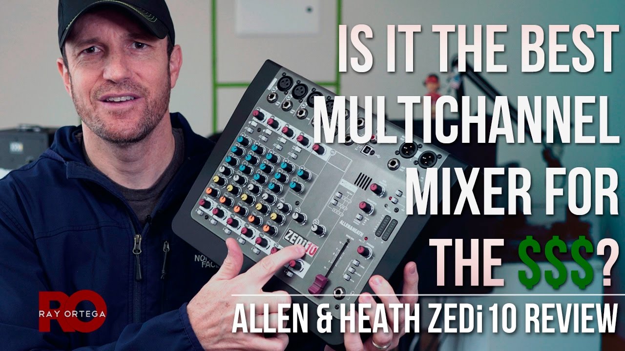 Allen & Heath AH-ZEDi-10FX Hybrid Compact Mixer / 4x4 USB Interface