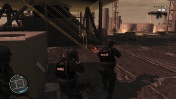 GTA IV - LCPDFR First Response NOOSE Team Mafia Crackdown Shootout (PC)
