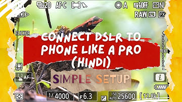 How I Record My DSLR EVF Live on Mobile — Step by Step Tutorial Hindi