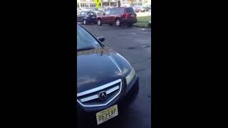 People flying over massive speed bumps in jersey city part 2