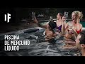 ¿Qué pasaría si te lanzaras a una piscina llena de mercurio líquido?