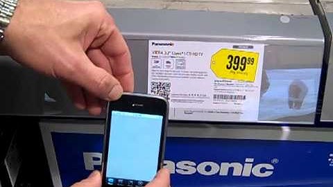 QR codes in Best Buy (In-Store Compare to functionality)