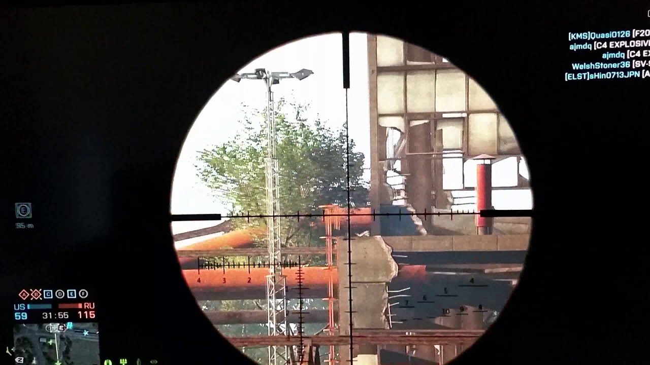 Cs Lr4 Sniper Rifle 40x Ballistic Scope Youtube