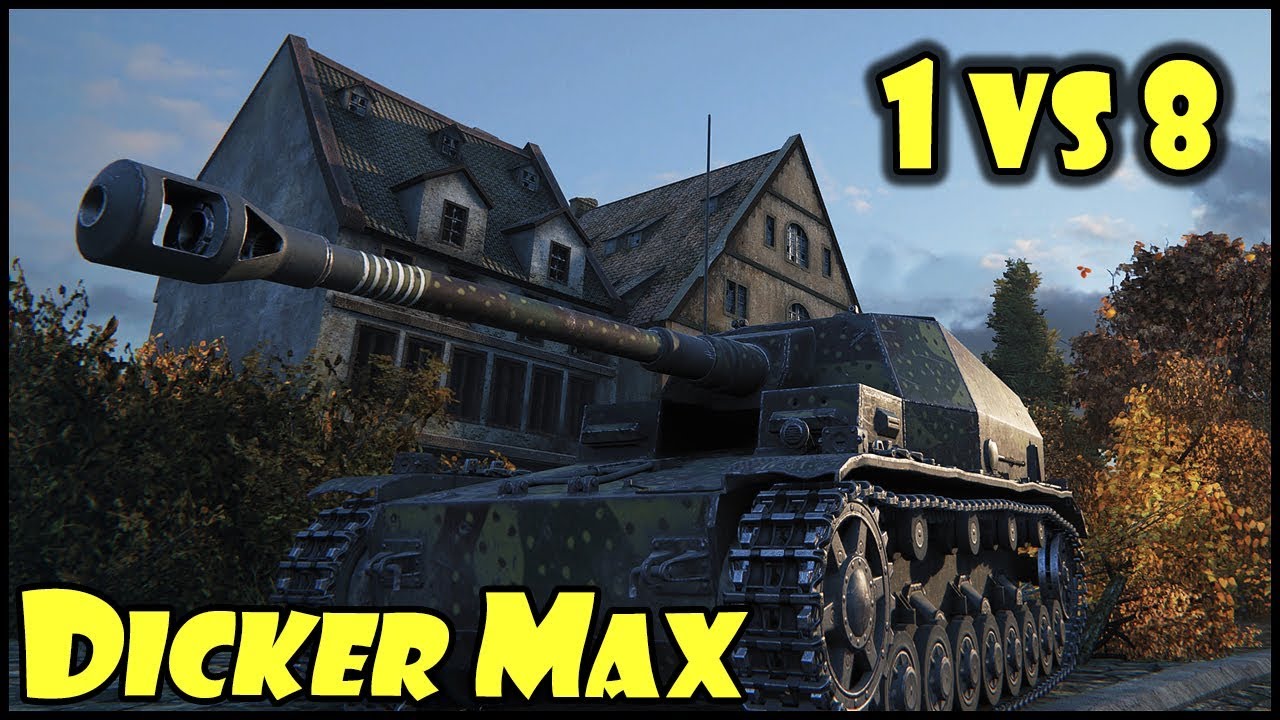 Dicker Max 1 Vs 8 12 Kills 4 8k Damage Youtube