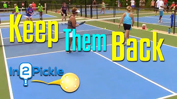 Pickleball strategy - Stop your opponent from scoring | In2Pickle