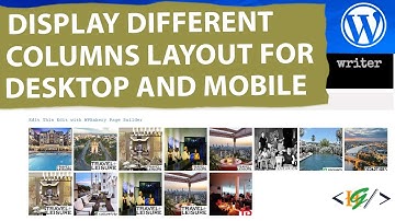 How to Display Media Grid in Different Columns Layout in Desktop & Mobile View in WPBakery | Image
