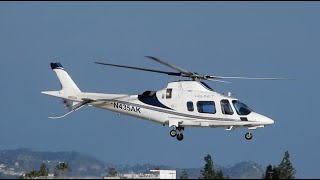 Agusta A109 Start-Up, Taxi & Takeoff Executive & Medical Helicopter N435AK