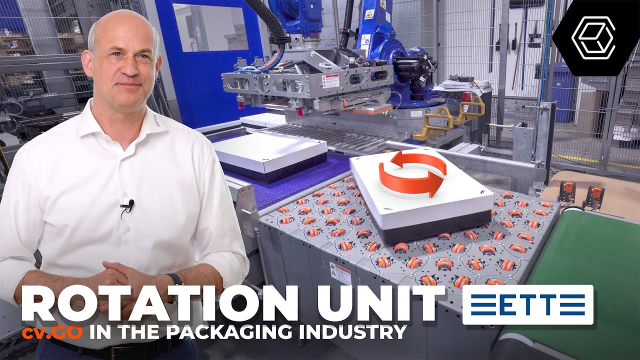 Rotation Unit cv.GO: Flexible End-of-Line Palettierung in der Verpackungsindustrie | Success Story