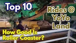 Top 10 Rides @ YoYo Land | Thailand's Best Kiddie Park | How Good Is Roller Coaster?