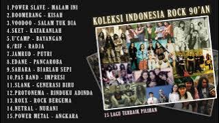 SLOW ROCK INDONESIA 90AN TERBAIK | 15 LAGU ROCK 90'AN INDONESIA TERBAIK