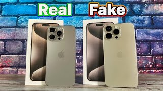 Latest iPhone 15 Pro Max Vs Fake/Clone  The Most Realistic