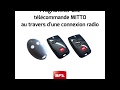 Programmer une tlcommande mitto bft au travers dune connexion radio  tutorial fr