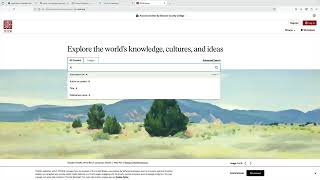 How to Find an Article in JSTOR Screencast