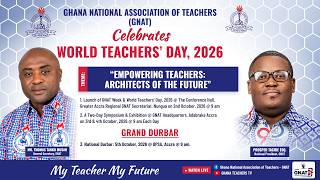 🔴LIVE: Launch of GNAT Week & World Teachers’ Day 2026 Celebration