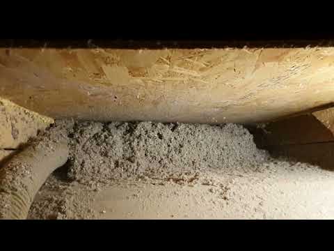 Утепление мансарды в Уфе эковатой. Эковата в Уфе